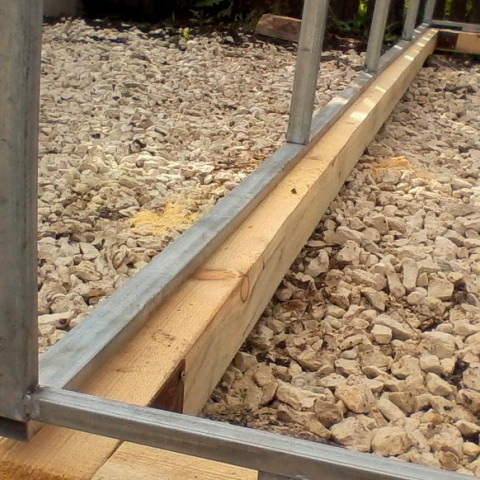 ФУНДАМЕНТ ИЗ БРУСА